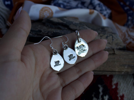 Lapis Dangle Earring and Pendant Set