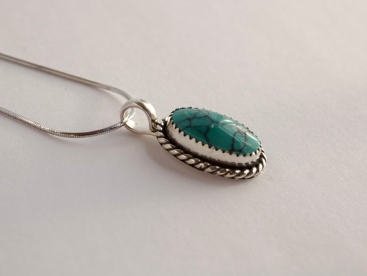 Everyday Cloud Mountain Turquoise Pendant #1