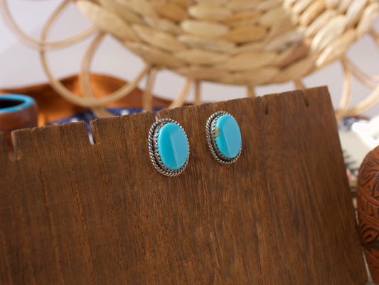Campitos Turquoise Stud Earrings #2