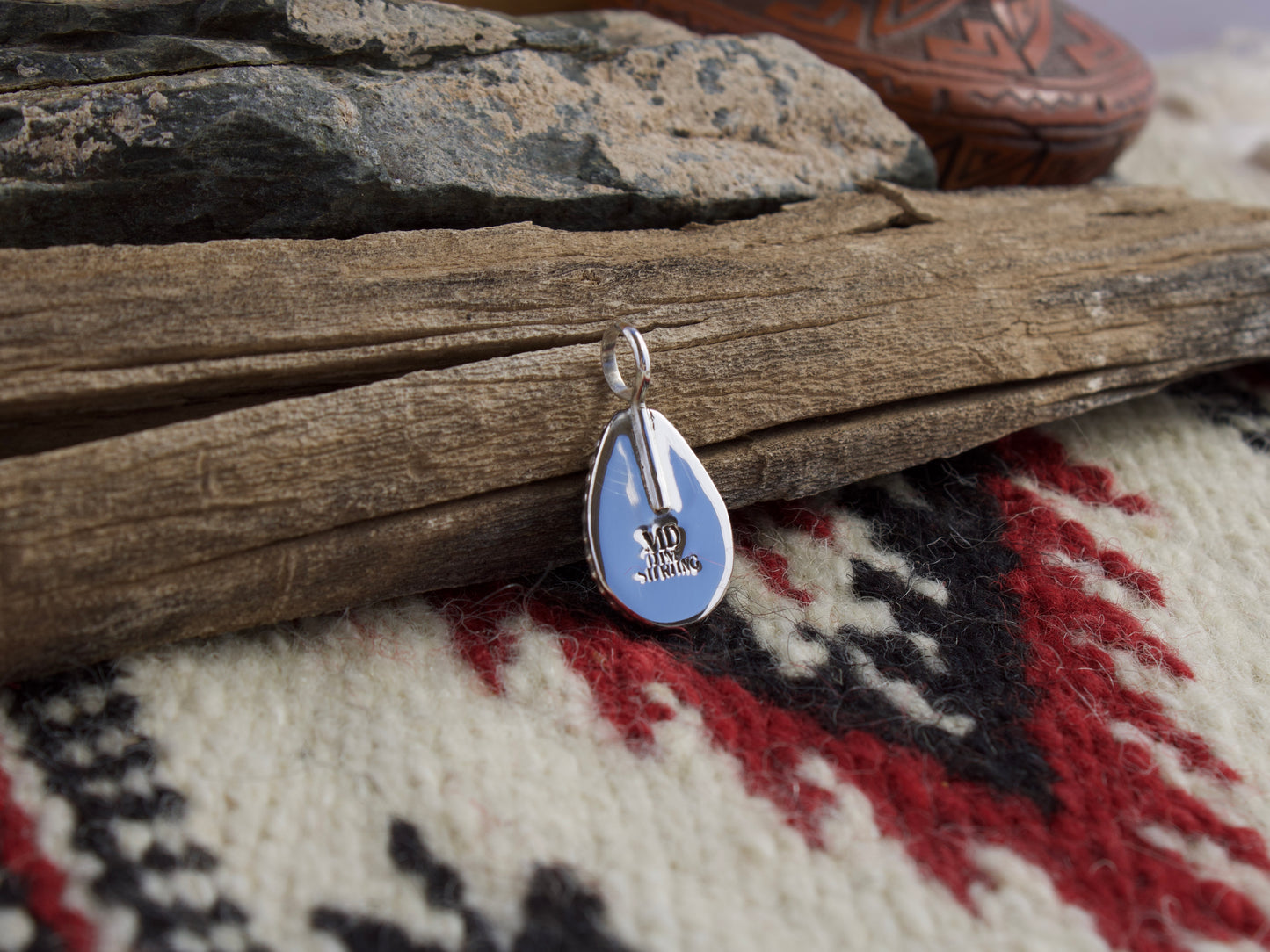 Tyrone Turquoise Pendant #1