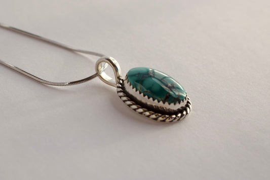 Everyday Cloud Mountain Turquoise Pendant #2