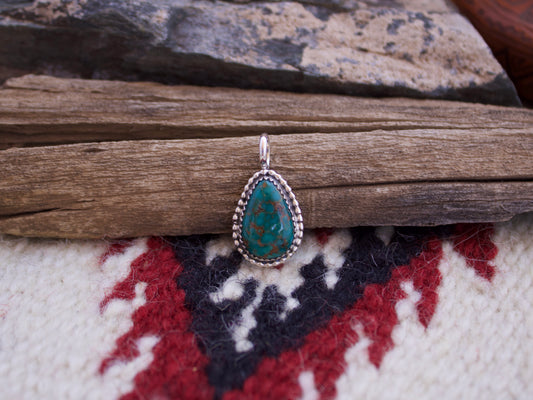 Tyrone Turquoise Pendant #1