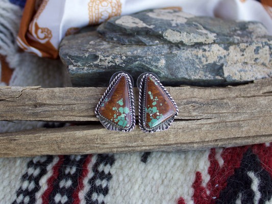 Mantis Turquoise Post Earrings