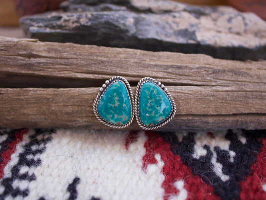 Armenian Turquoise Post Earrings