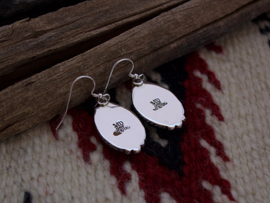 Armenian Turquoise Dangle Earrings #1