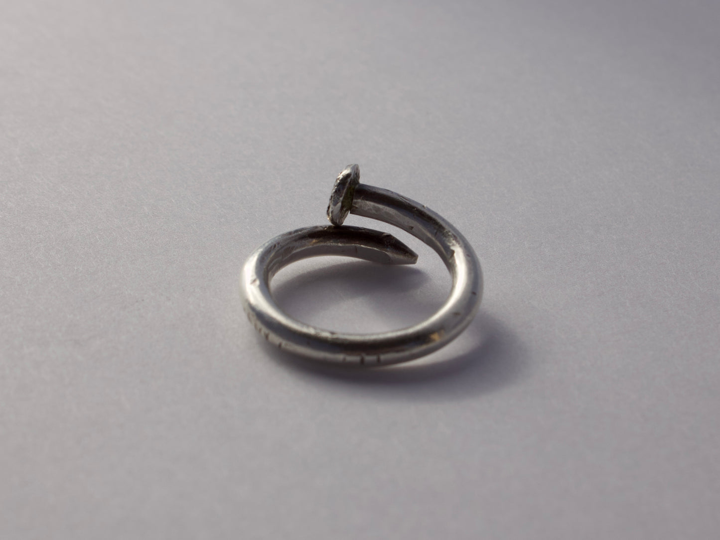 Sterling Silver Nail Ring — Made to Order