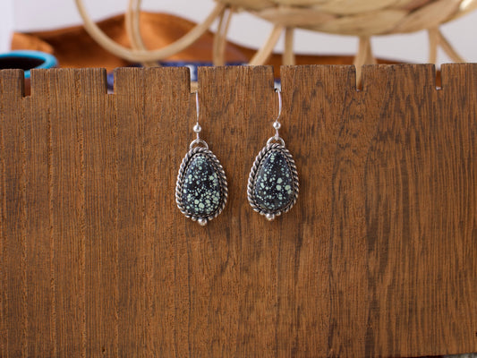 New Lander Variscite Dangle Earrings