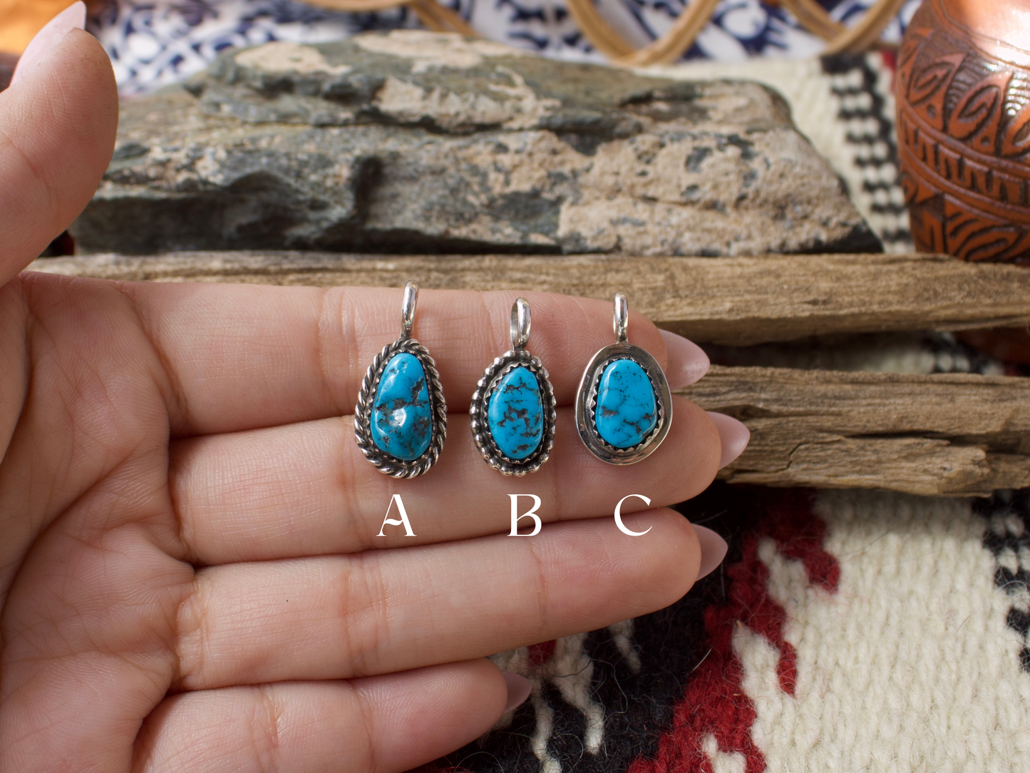 Kingman Turquoise Pendant