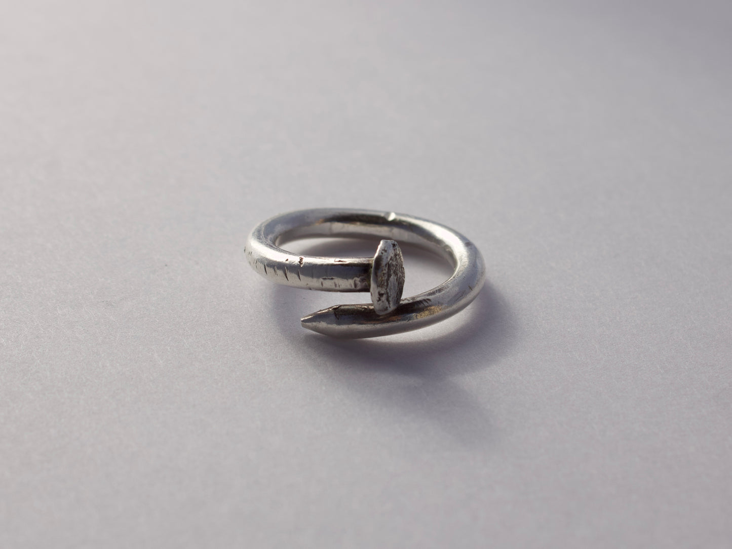 Sterling Silver Nail Ring — Made to Order