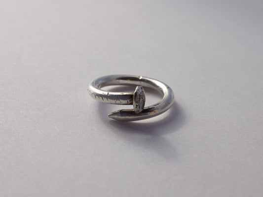 Sterling Silver Nail Ring — Made to Order