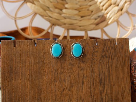 Campitos Turquoise Stud Earrings #2
