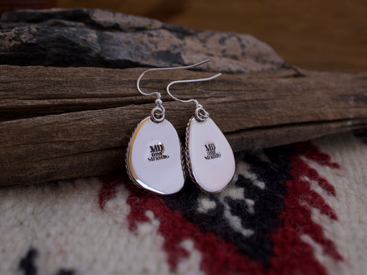 Armenian Turquoise Dangle Earrings #3