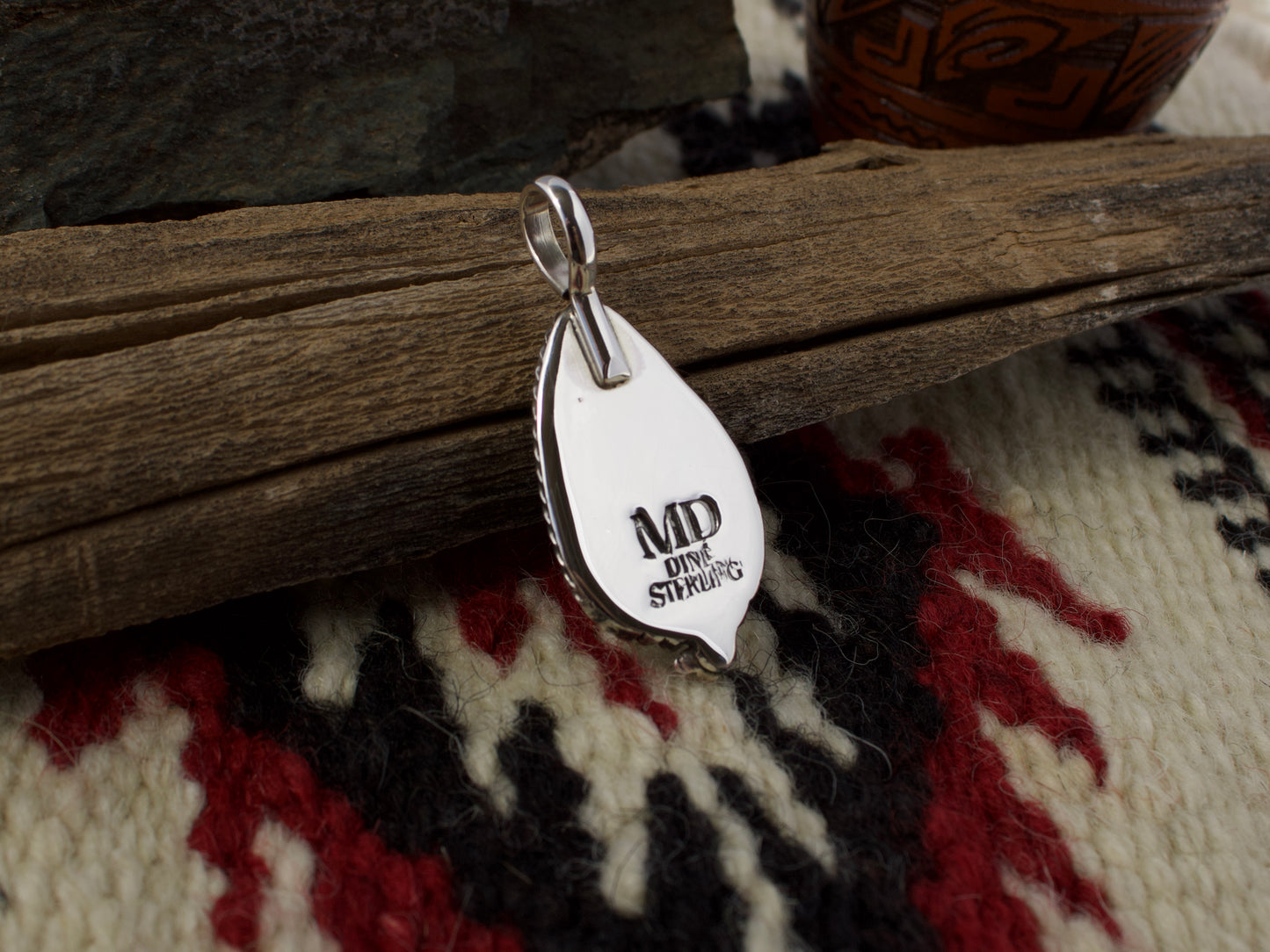 White Water Flower Pendant