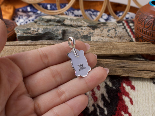 Stamped Sonoran Gold Pendant