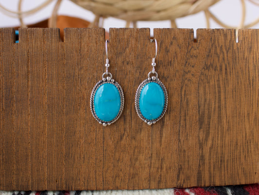 Armenian Turquoise Dangle Earrings #2
