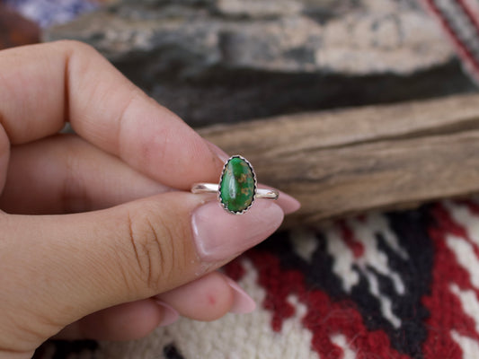 Classic Sonoran Gold Turquoise Ring - Size 6